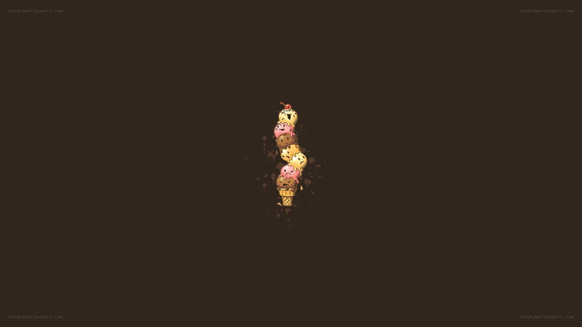 stacked ice cream cones