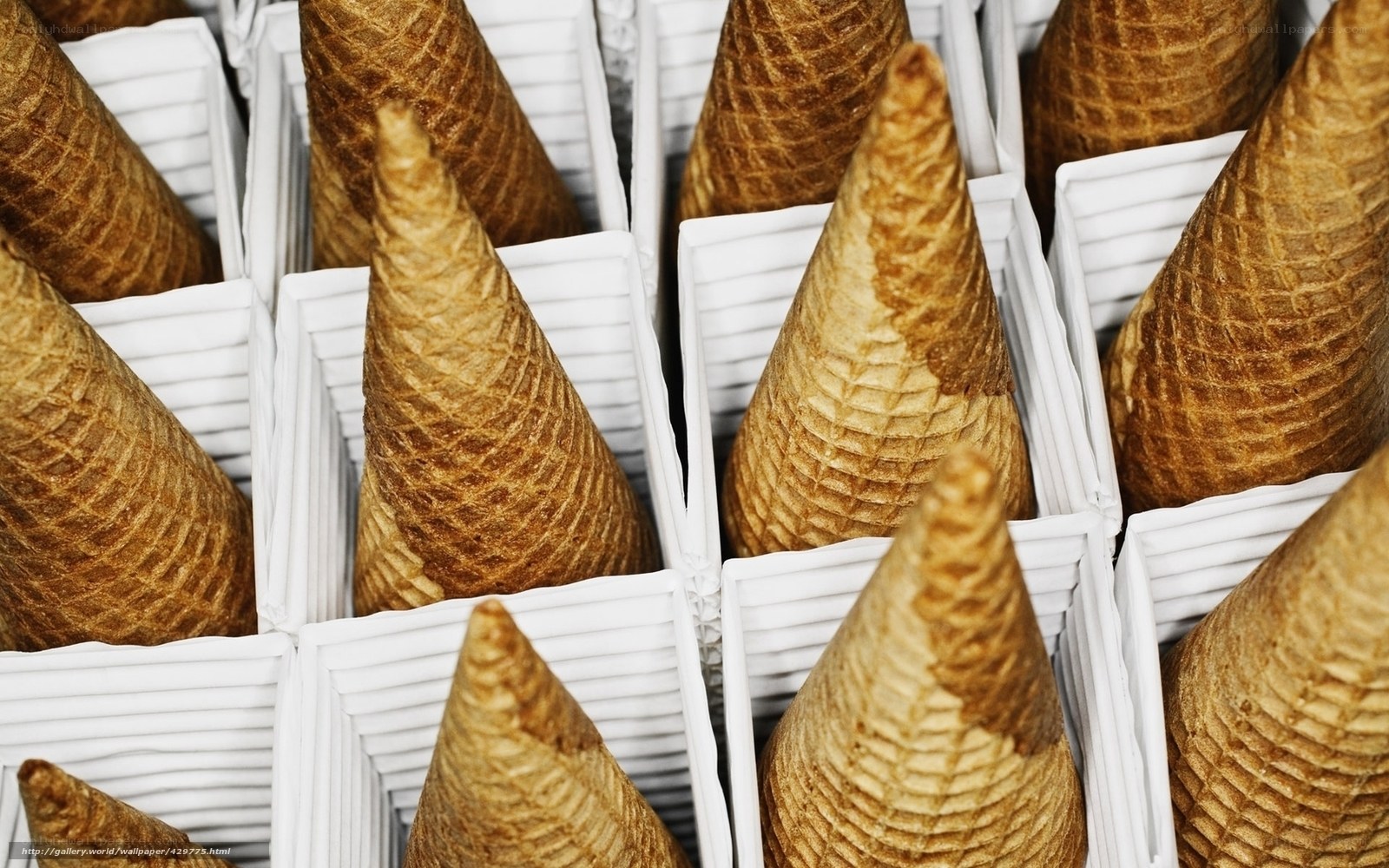 Stacked ice cream cones