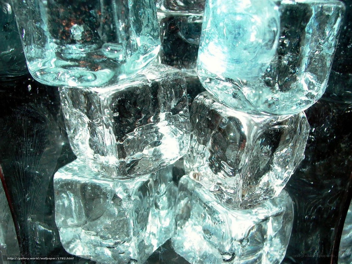 stacked ice cubes