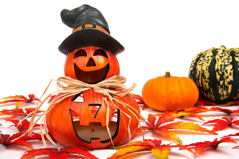 Stacked Jack-o'-lanterns