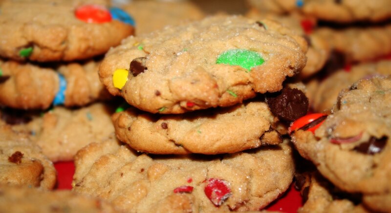 Stacked M&m Cookies