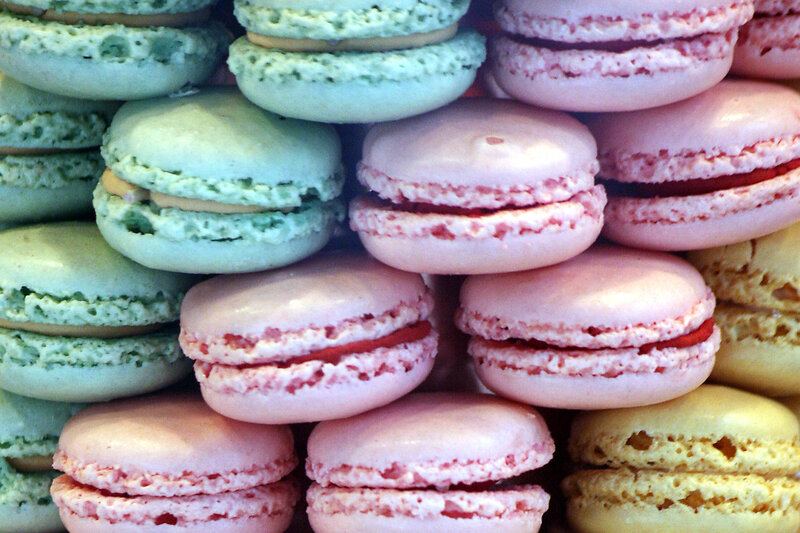 Stacked Macarons — Pink