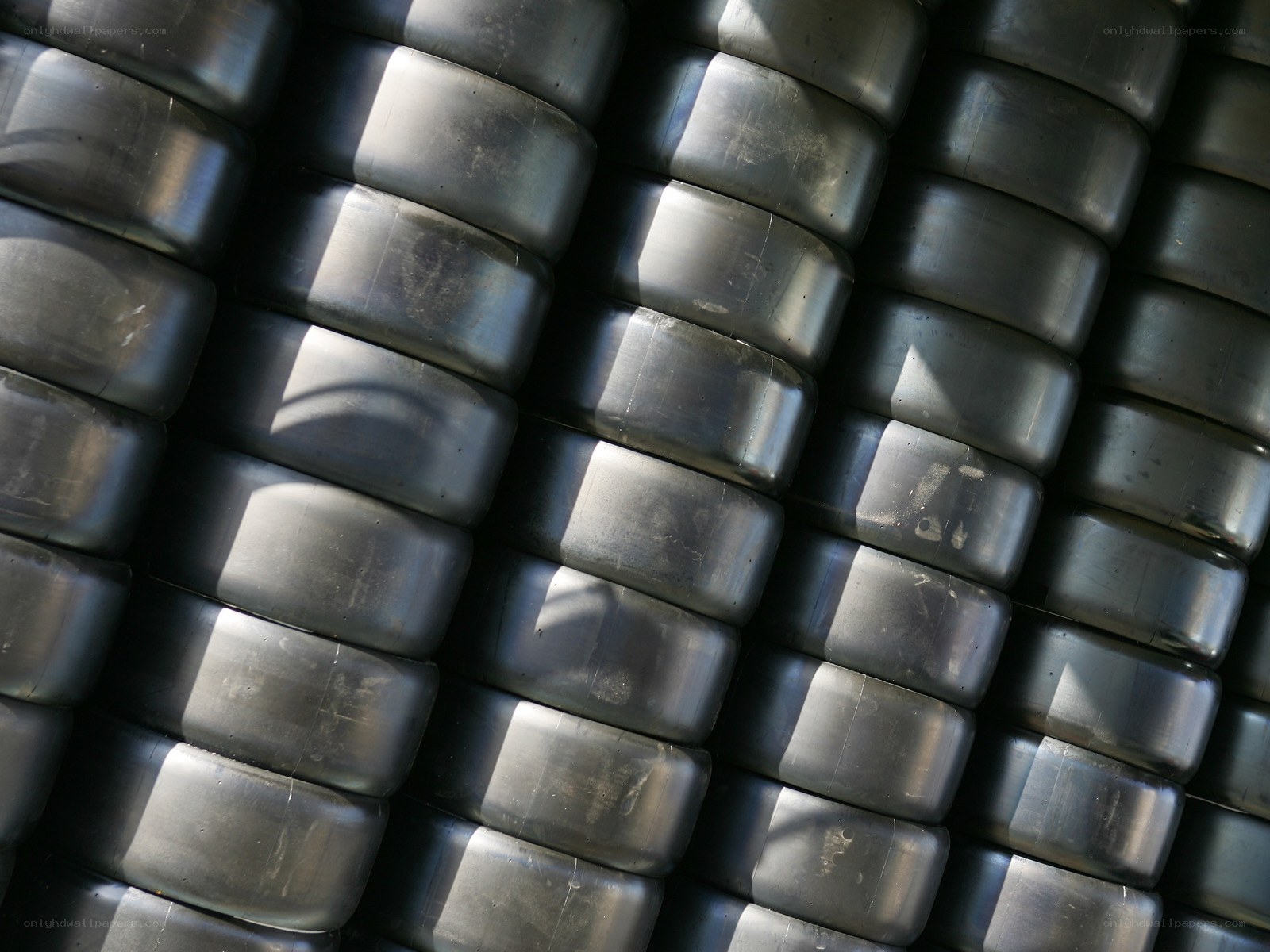 stacked metal cylinders