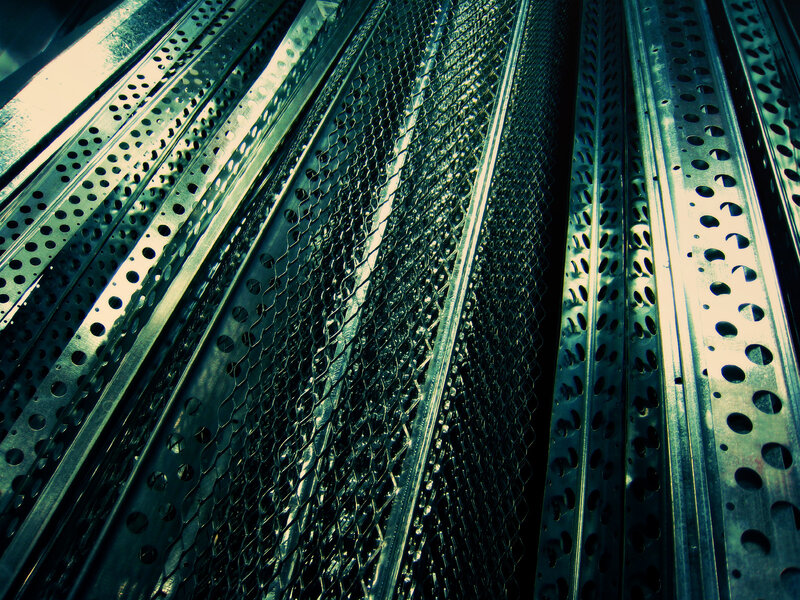 stacked metal profiles
