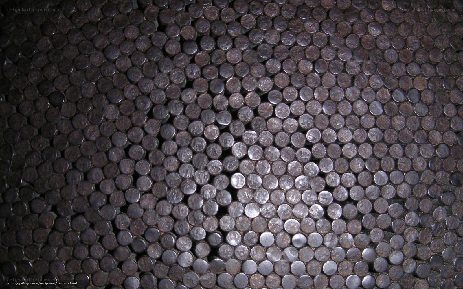 stacked metal rods texture