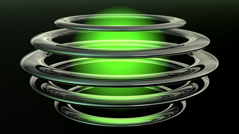 Stacked Metallic Rings