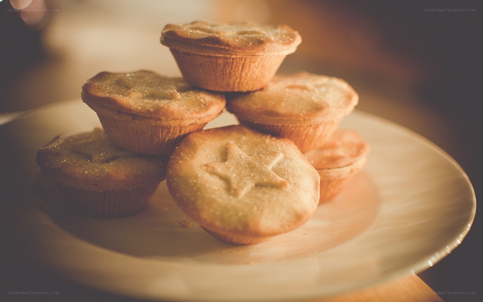 stacked mince pies