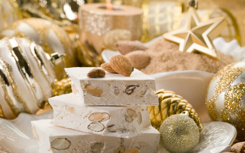 Stacked Nougat Pieces — White