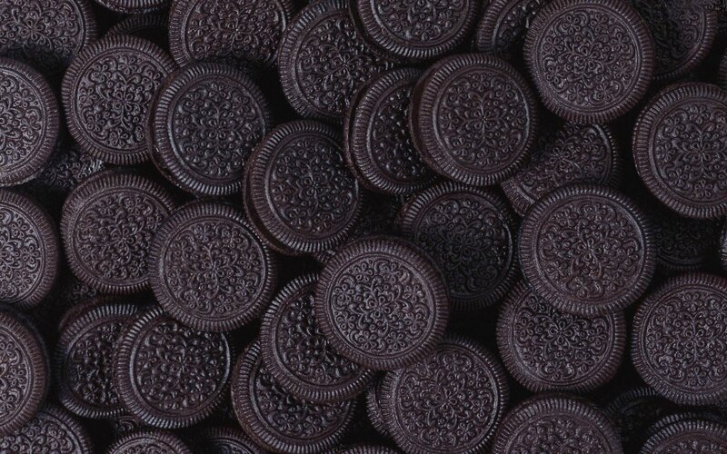 stacked oreo cookies