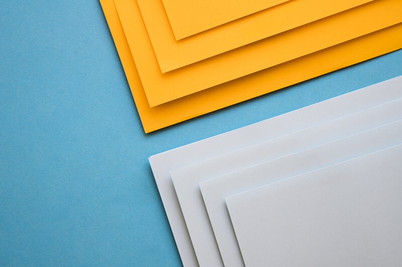 Stacked Paper Sheets