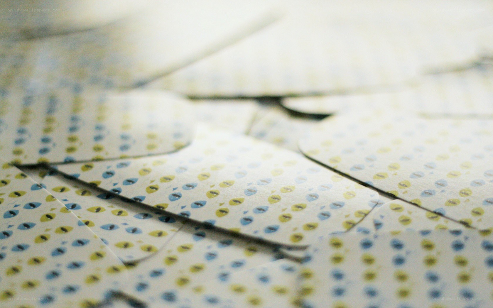 stacked patterned envelopes