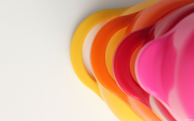 Stacked Plastic Rings