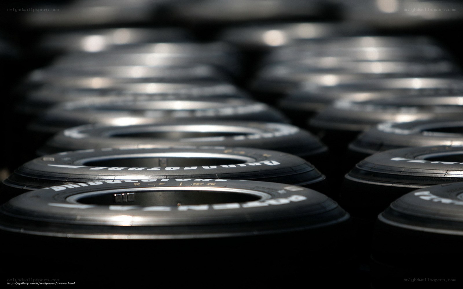 stacked racing tires
