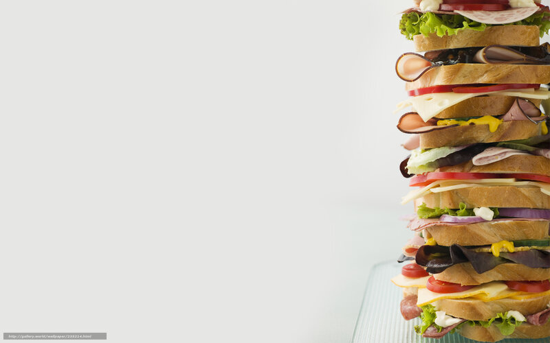 stacked sandwich tower
