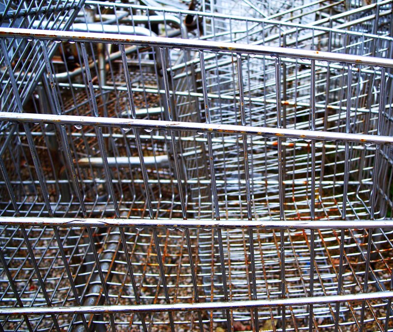 Stacked Shopping Carts