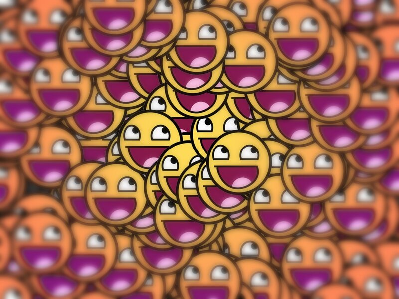 Stacked Smiley Faces