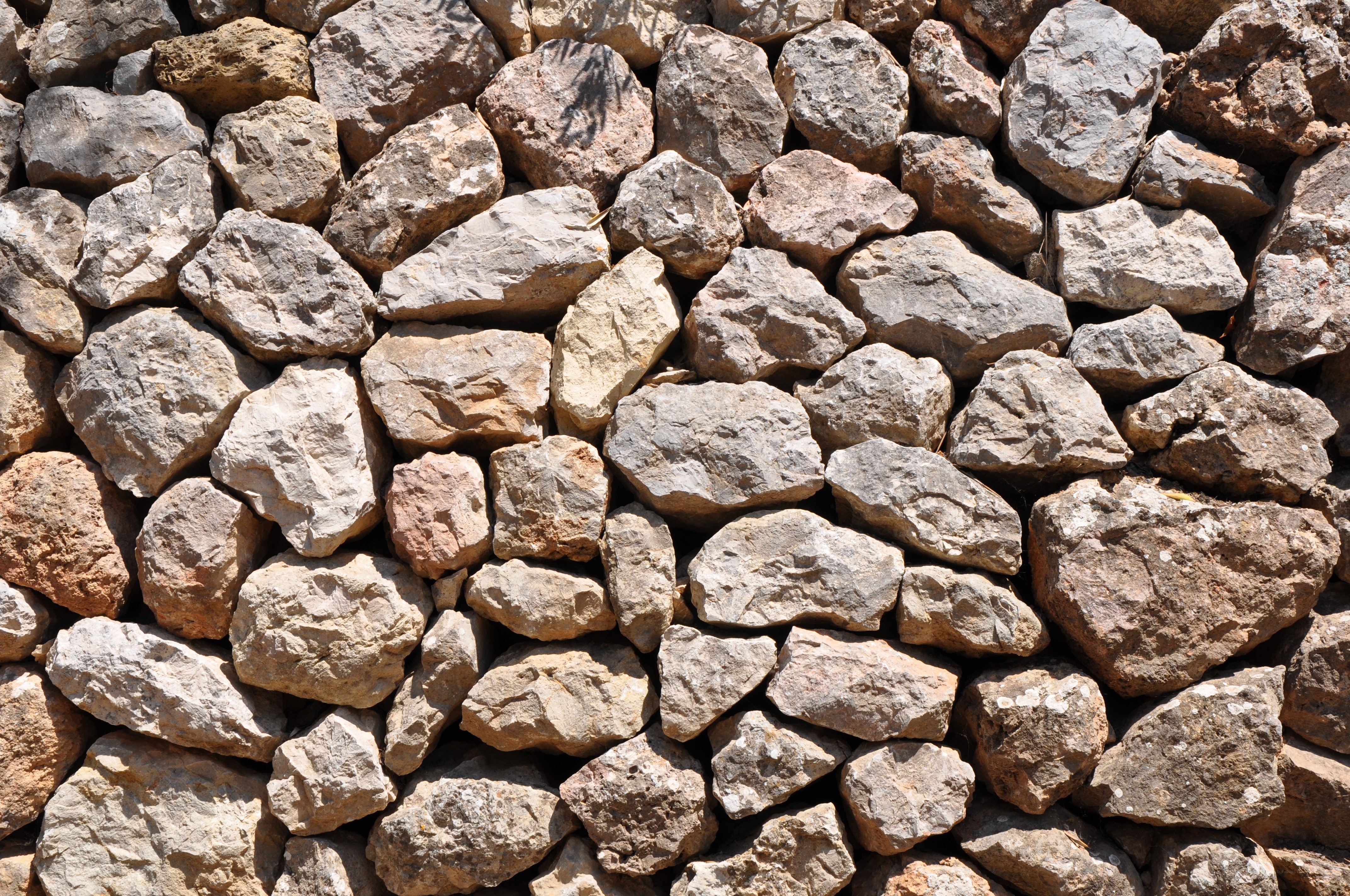 stacked stone wall texture