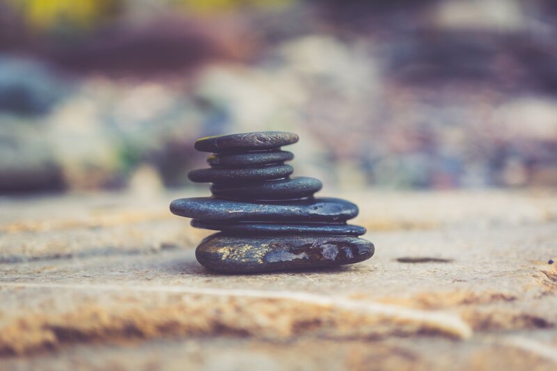 Stacked Stones — Gray