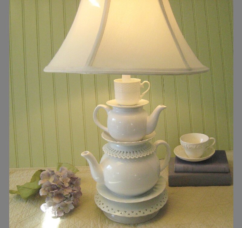 Stacked Teacups Lamp