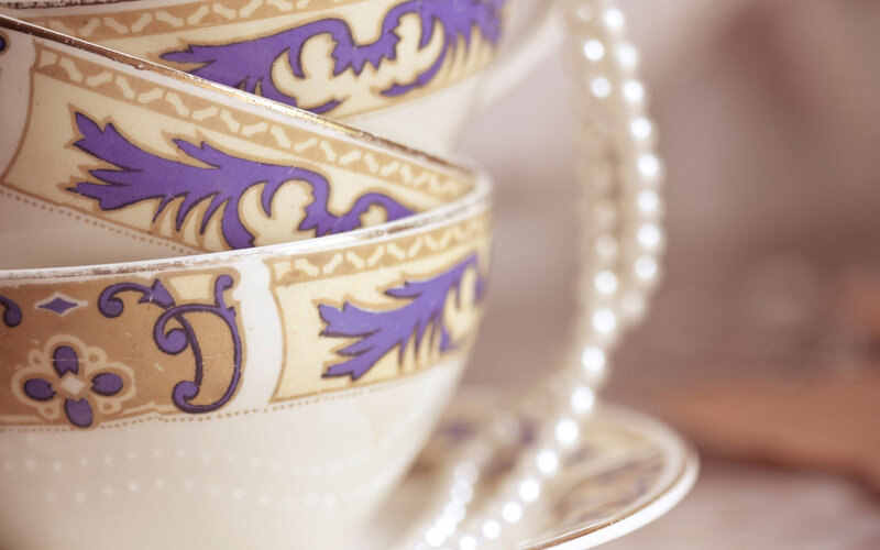 Stacked Teacups