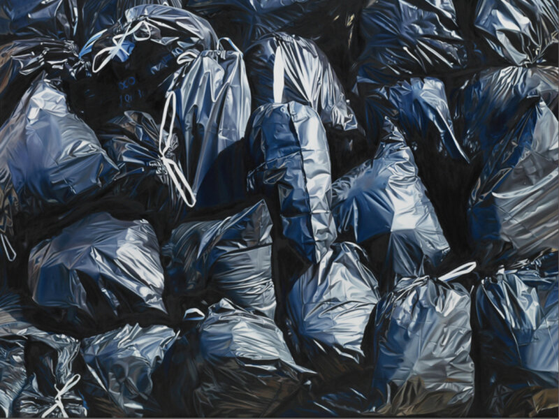 Stacked Trash Bags