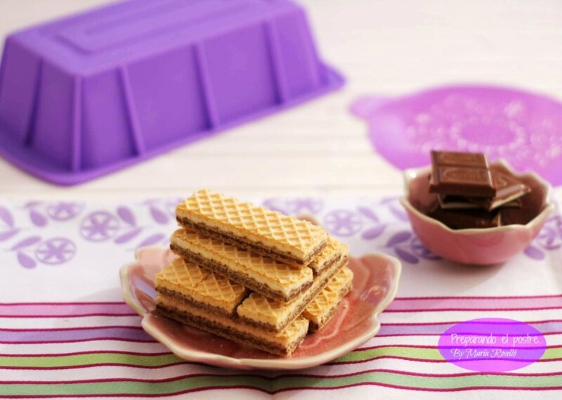 Stacked Wafer Cookies — Purple