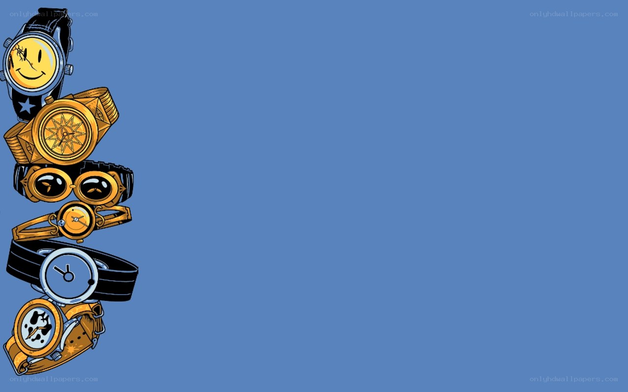 stacked watches illustration