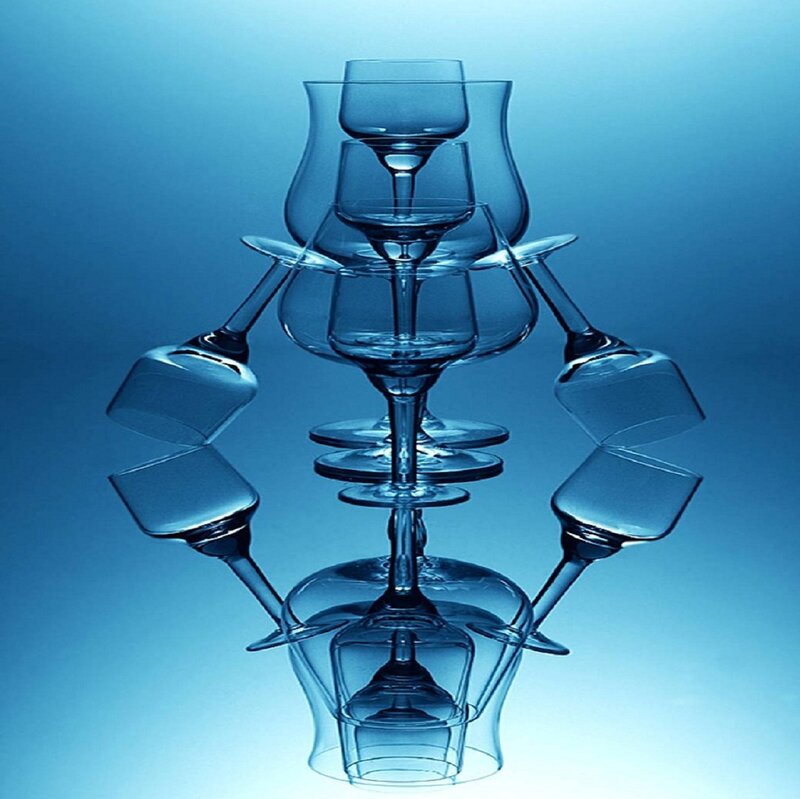 Stacked Wine Glasses