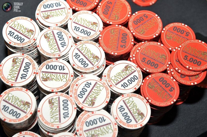 Stacks of casino chips