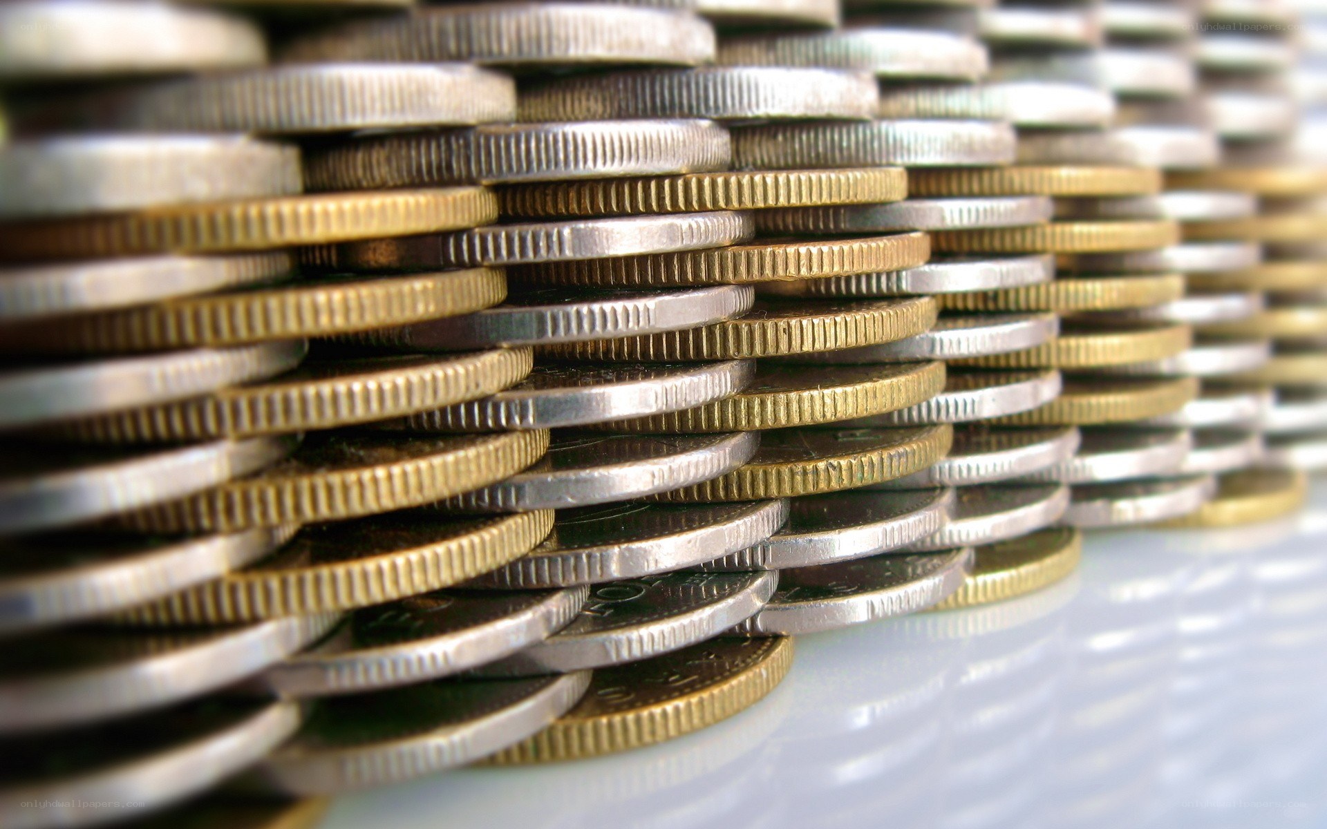 stacks of coins