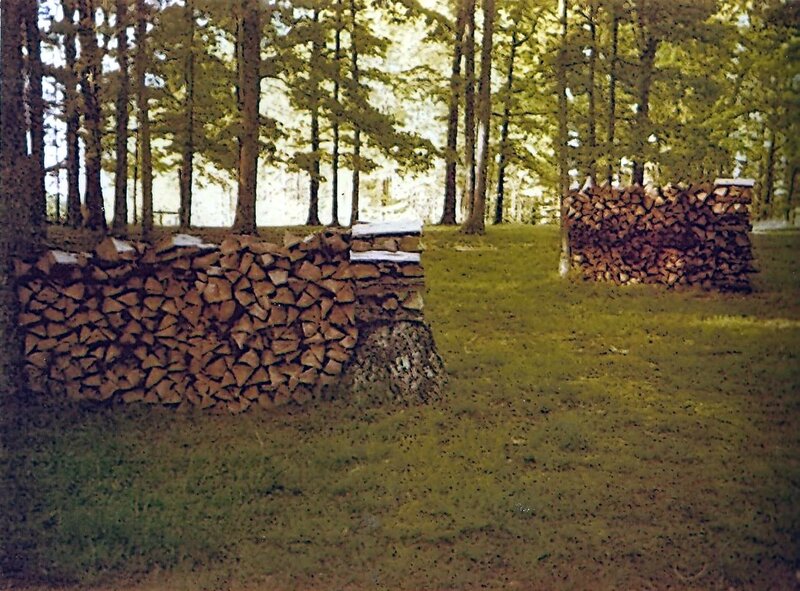 Stacks of Firewood — Green