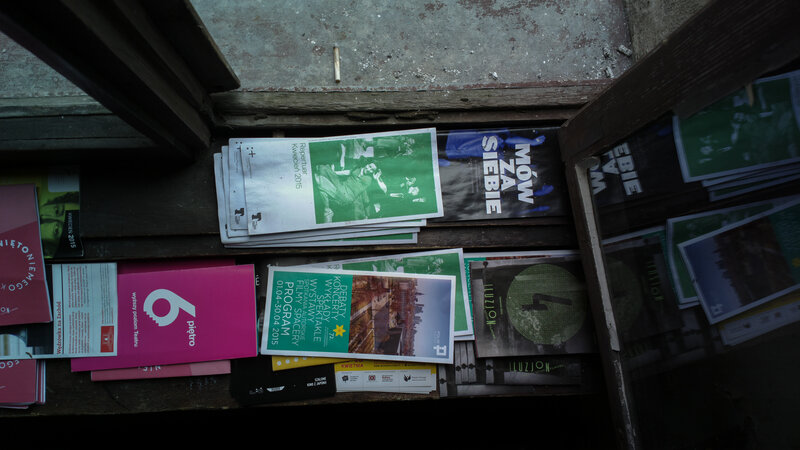 Stacks of Pamphlets on Shelf