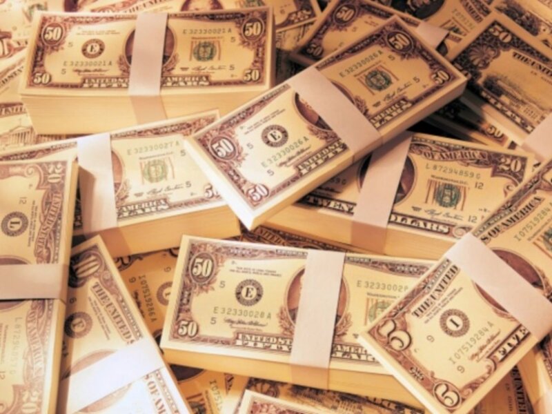 stacks of us fifty dollar bills