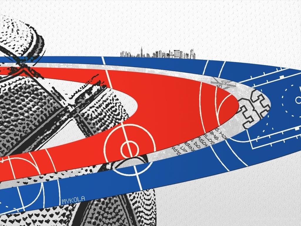 Stadium design collage
