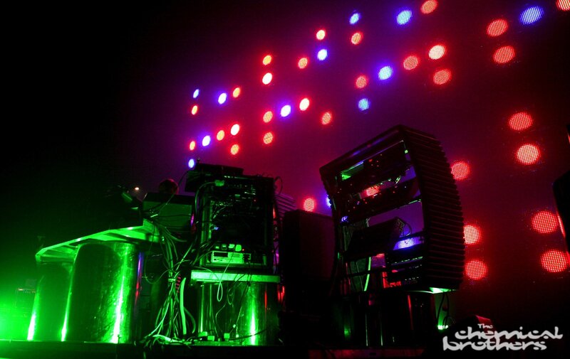 Stage lights at a concert