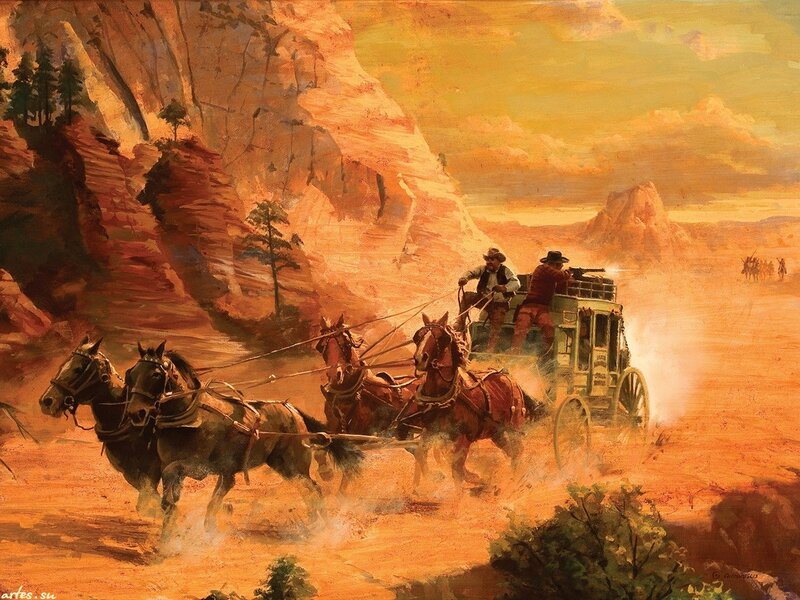 Stagecoach under Attack