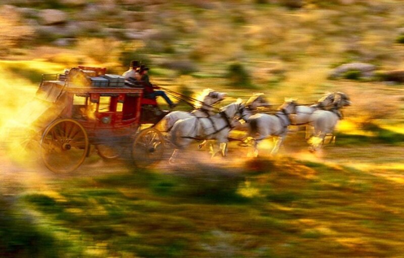 Stagecoach with Horses