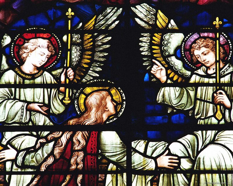 Stained Glass Angels