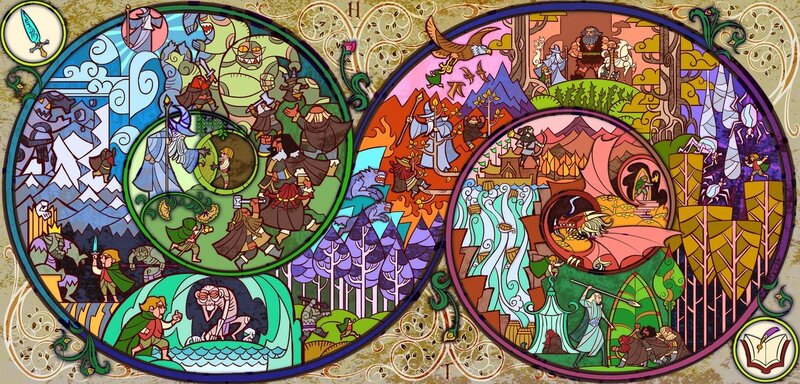 Stained Glass Artwork — Green