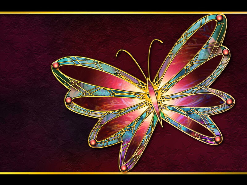 Stained-glass Butterfly