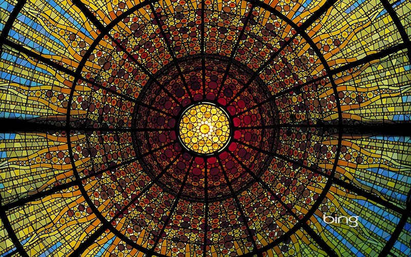 Stained Glass Ceiling — Yellow