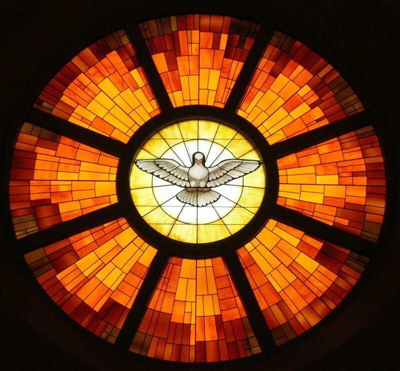 Stained Glass Dove