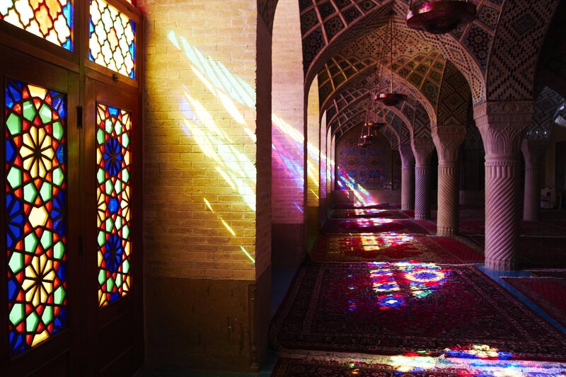 Stained Glass in Mosque
