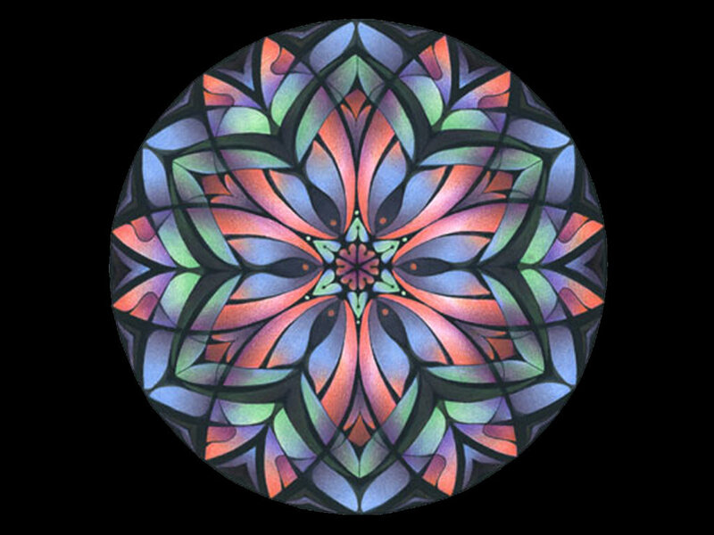 Stained Glass Mandala