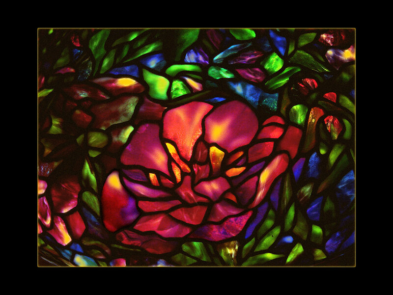 Stained Glass Rose