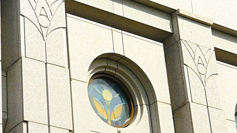 Stained Glass Window — Beige