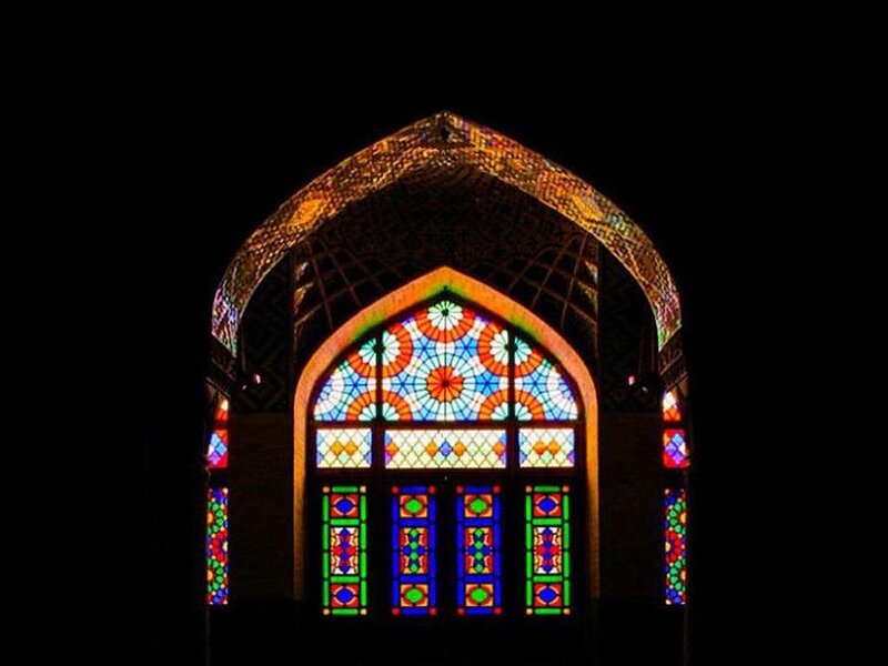 Stained Glass Window — Black
