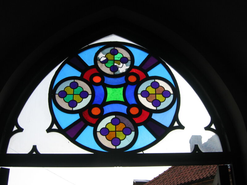 Stained Glass Window — Blue