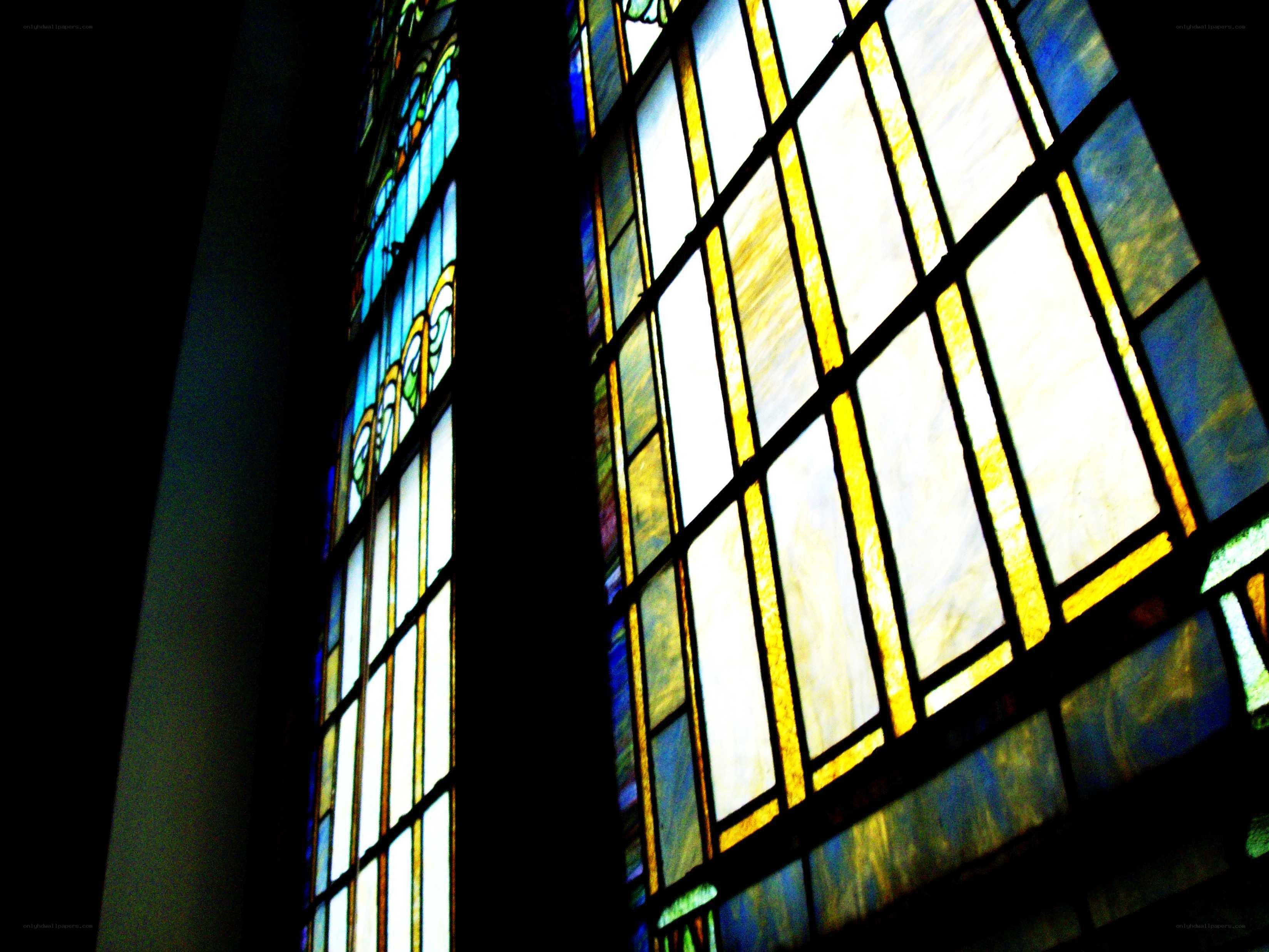 stained glass window detail