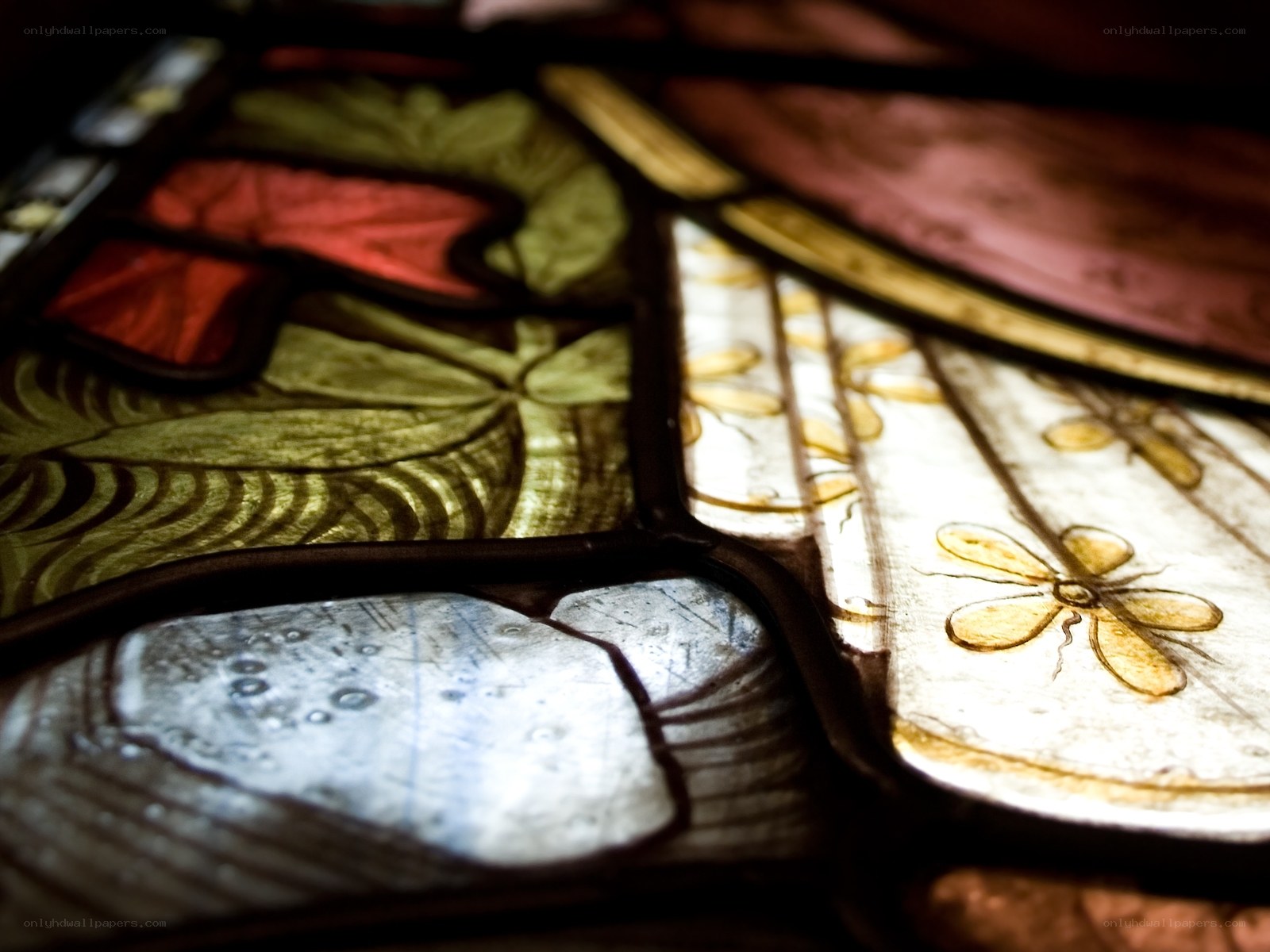 stained glass window details
